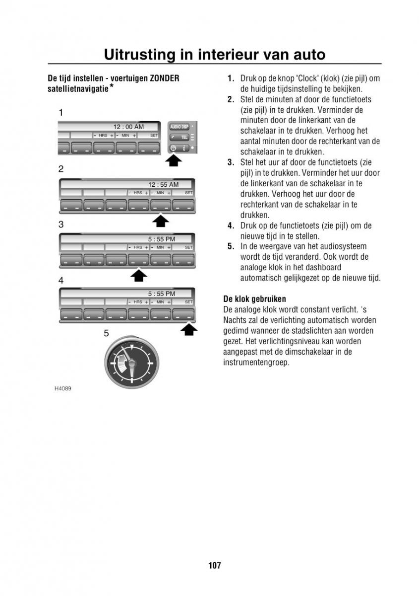 Land Rover Range Rover III 3 L322 handleiding / page 108