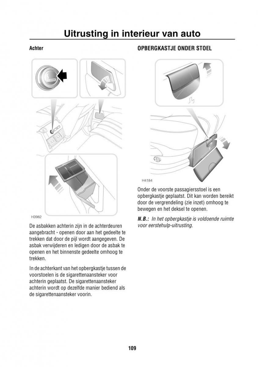 Land Rover Range Rover III 3 L322 handleiding / page 110