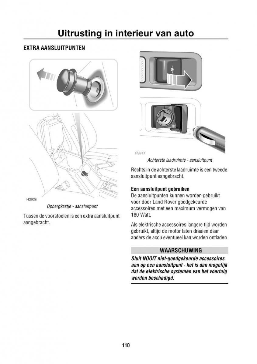 Land Rover Range Rover III 3 L322 handleiding / page 111