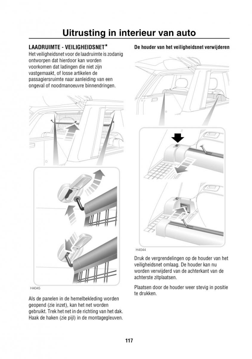 Land Rover Range Rover III 3 L322 handleiding / page 118