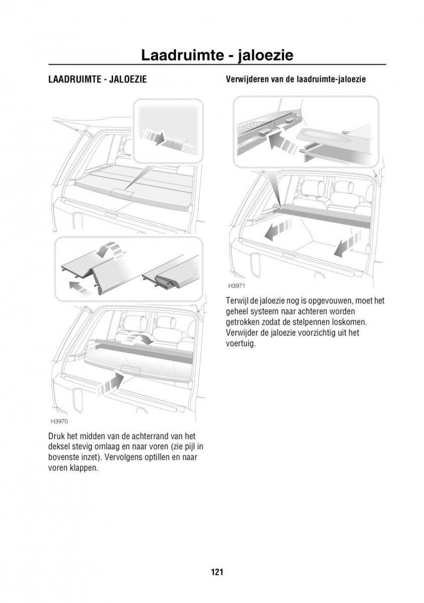 Land Rover Range Rover III 3 L322 handleiding / page 122