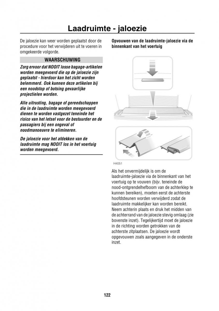 Land Rover Range Rover III 3 L322 handleiding / page 123