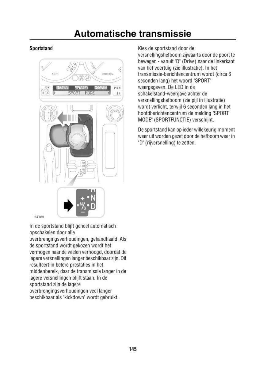 Land Rover Range Rover III 3 L322 handleiding / page 146