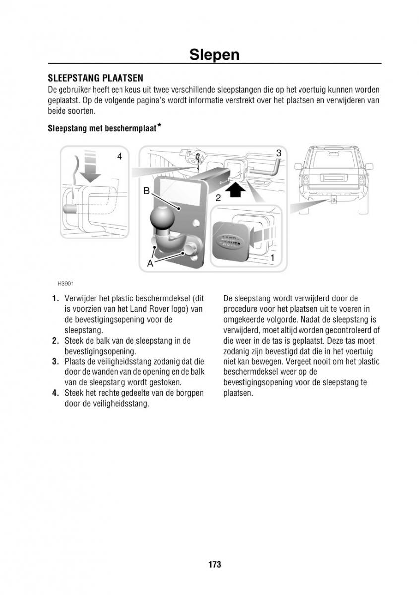 Land Rover Range Rover III 3 L322 handleiding / page 174