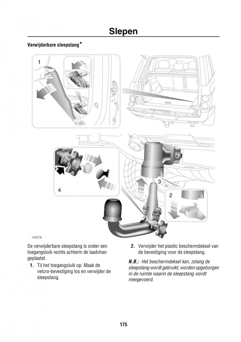 Land Rover Range Rover III 3 L322 handleiding / page 176