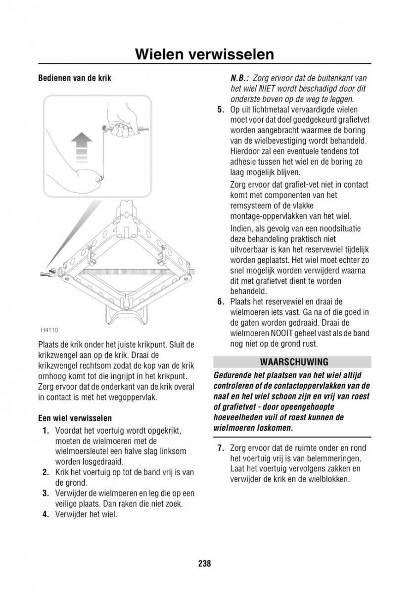 Land Rover Range Rover III 3 L322 handleiding / page 239