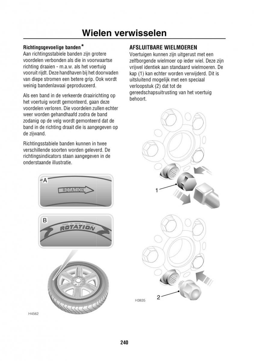 Land Rover Range Rover III 3 L322 handleiding / page 241