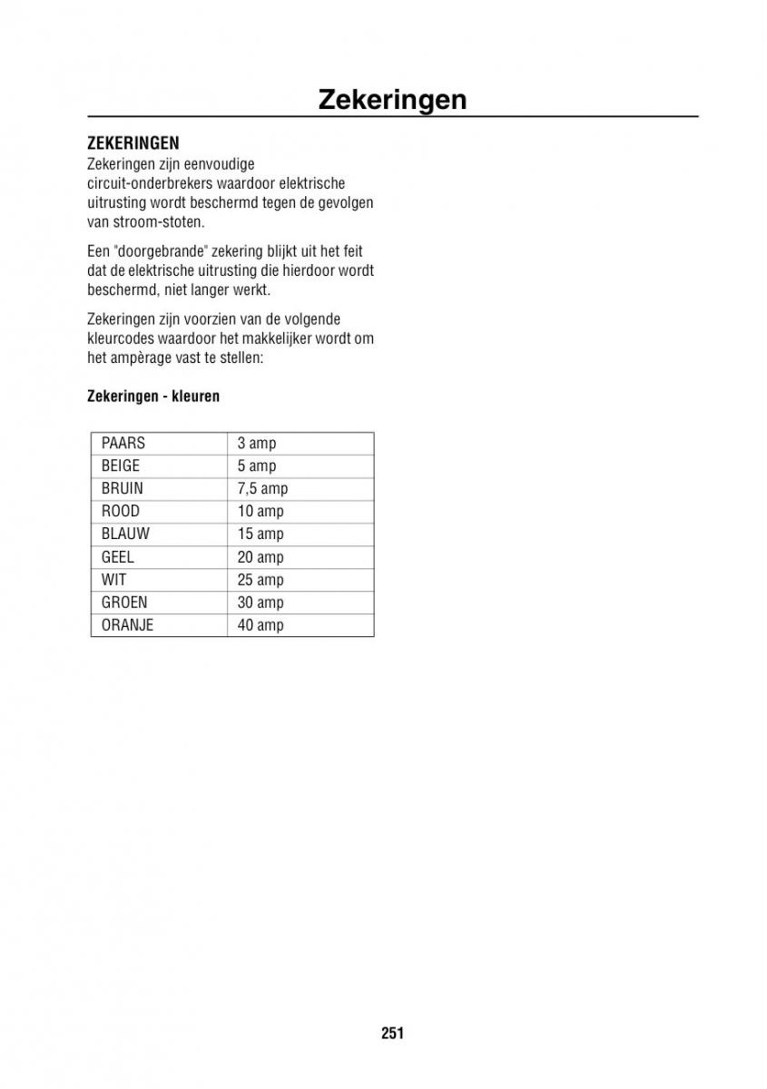 Land Rover Range Rover III 3 L322 handleiding / page 252