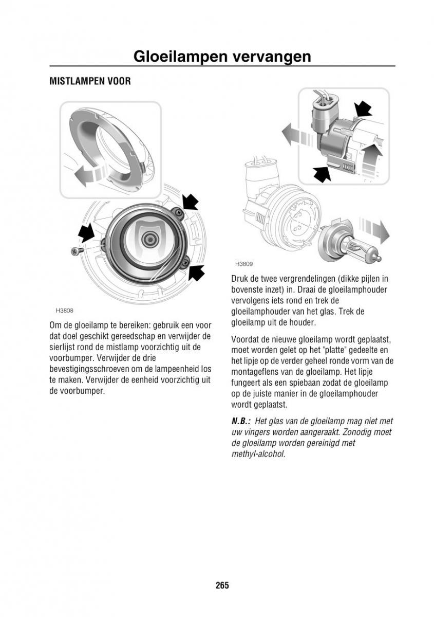 Land Rover Range Rover III 3 L322 handleiding / page 266