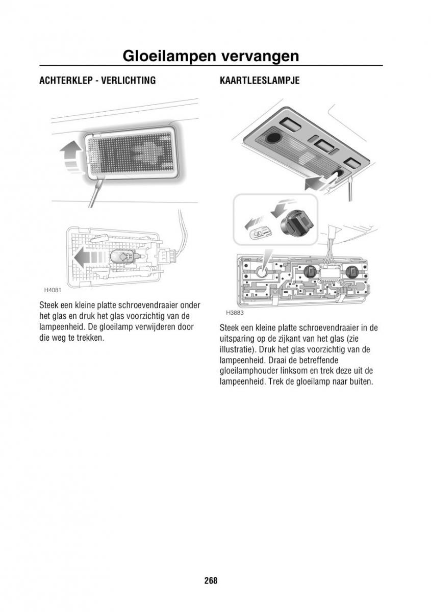 Land Rover Range Rover III 3 L322 handleiding / page 269