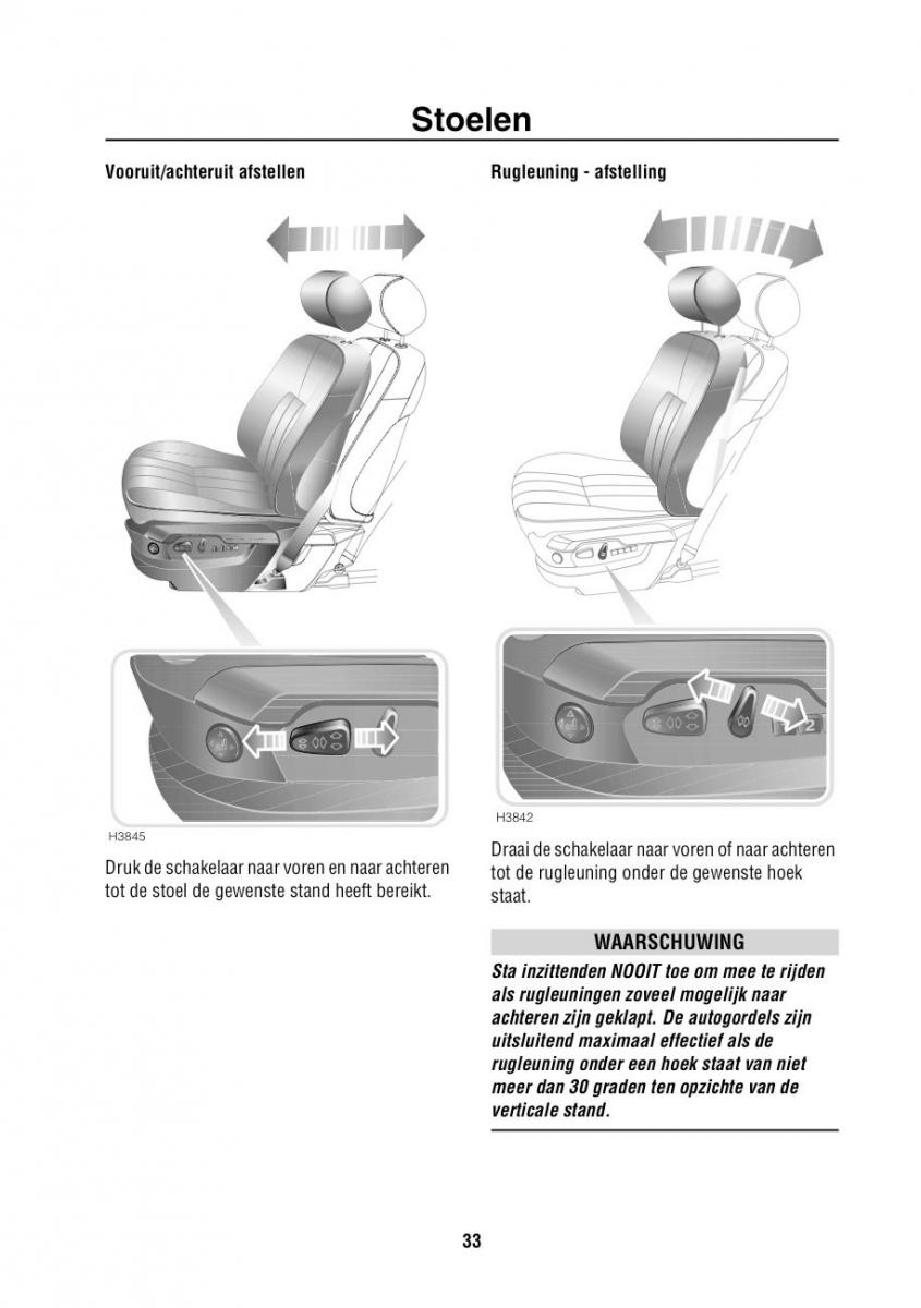 Land Rover Range Rover III 3 L322 handleiding / page 34