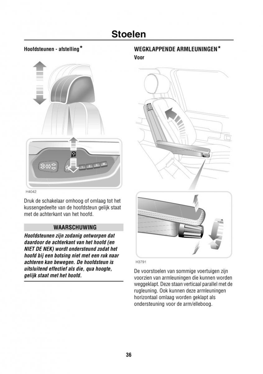 Land Rover Range Rover III 3 L322 handleiding / page 37