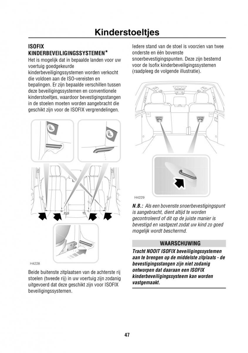 Land Rover Range Rover III 3 L322 handleiding / page 48