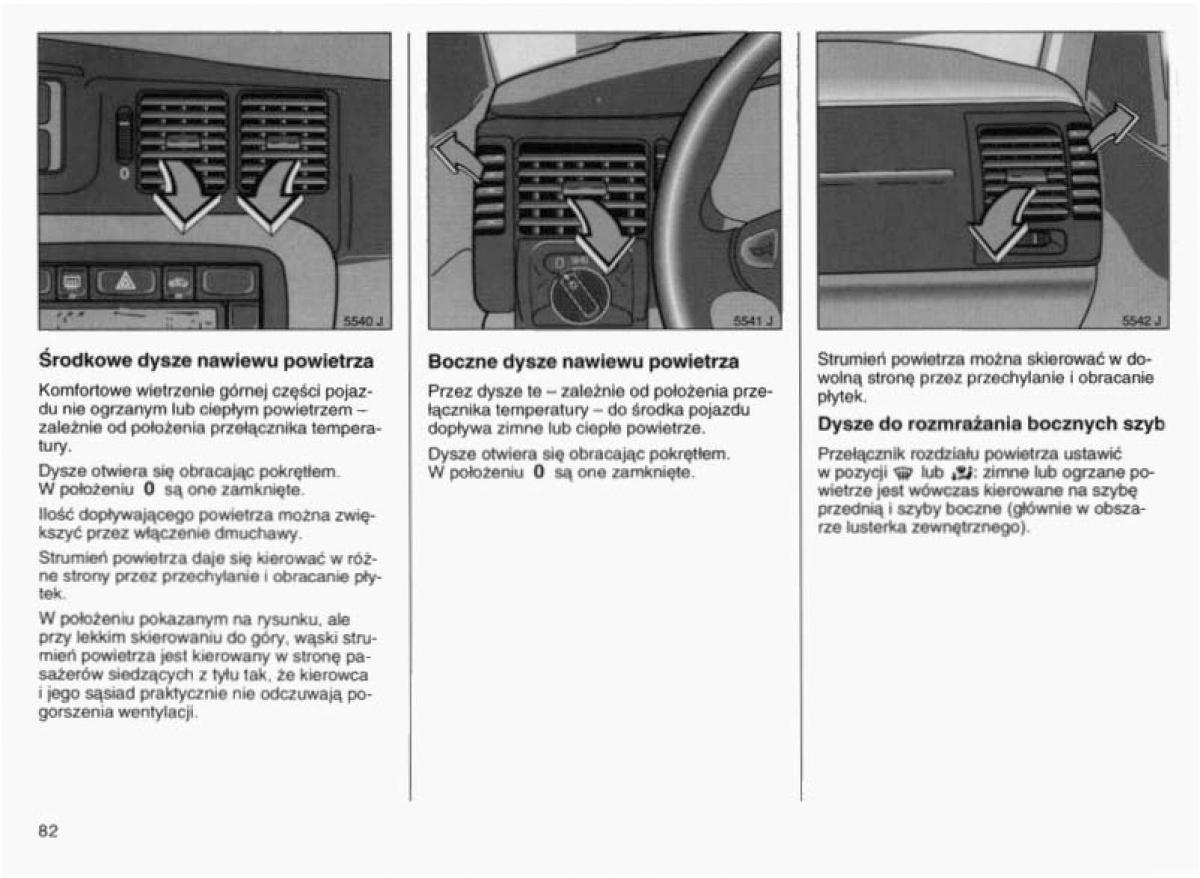 Opel Vectra B instrukcja obslugi / page 81