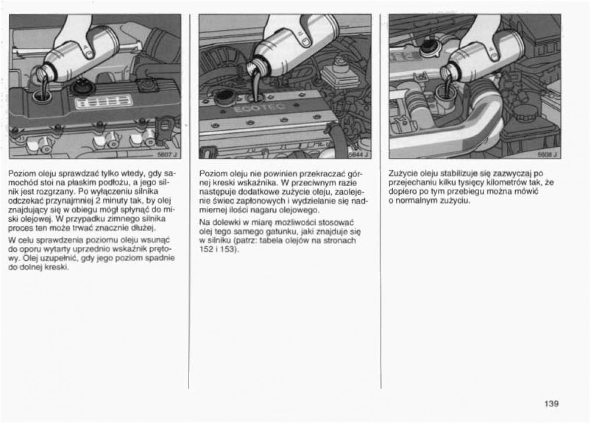 Opel Vectra B instrukcja obslugi / page 135