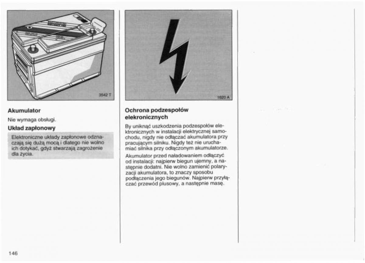 Opel Vectra B instrukcja obslugi / page 142