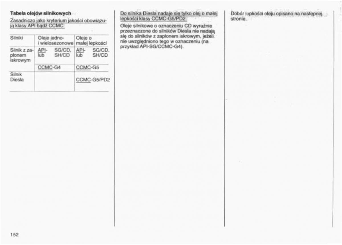 Opel Vectra B instrukcja obslugi / page 148