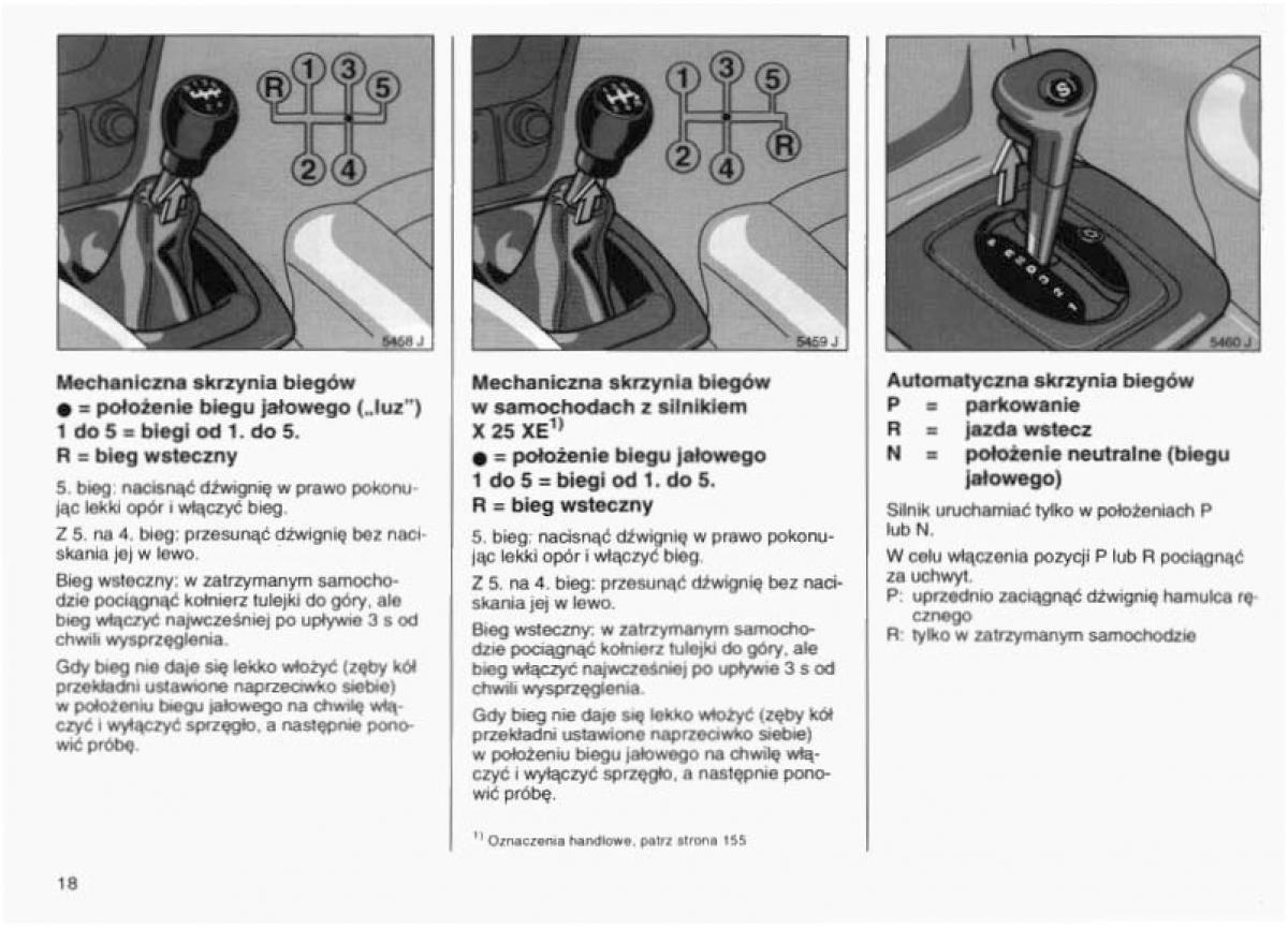 Opel Vectra B instrukcja obslugi / page 18