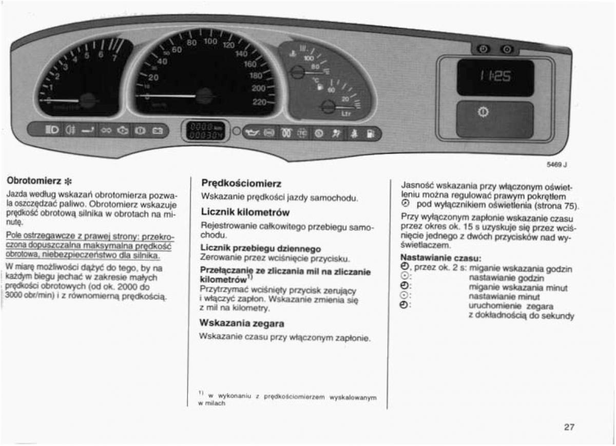 Opel Vectra B instrukcja obslugi / page 26