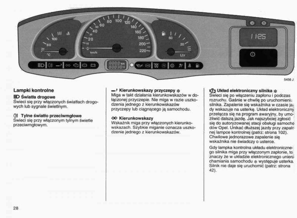 Opel Vectra B instrukcja obslugi / page 27