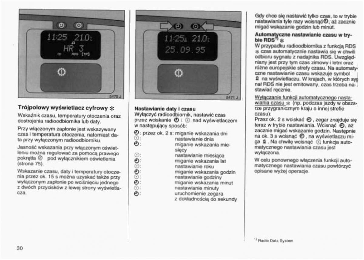 Opel Vectra B instrukcja obslugi / page 29