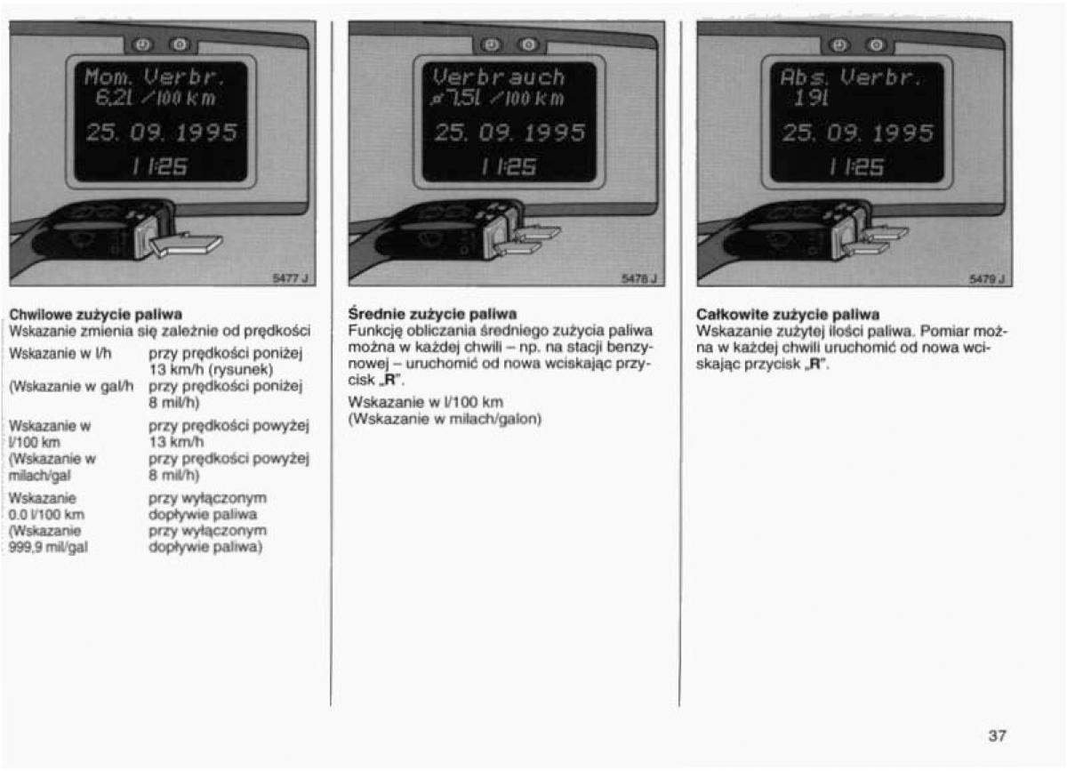 Opel Vectra B instrukcja obslugi / page 36