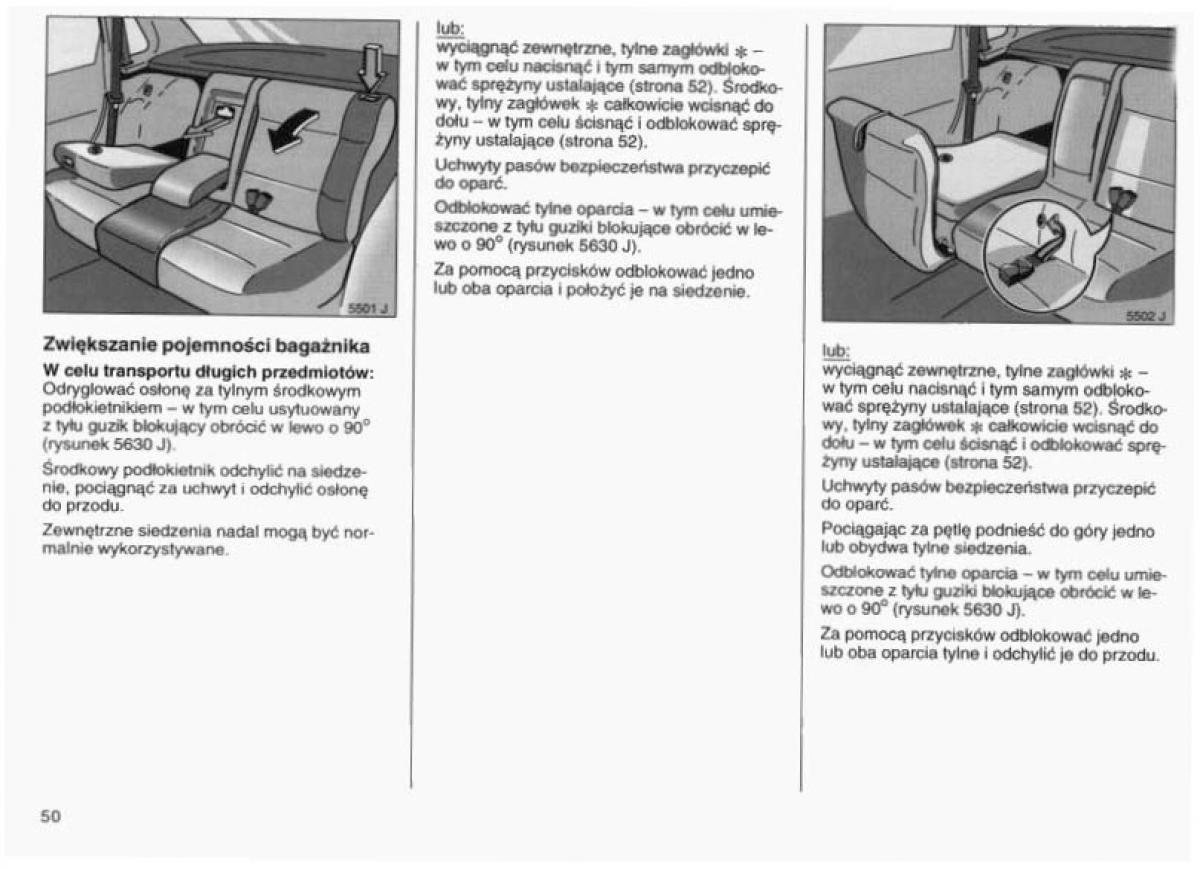 Opel Vectra B instrukcja obslugi / page 49