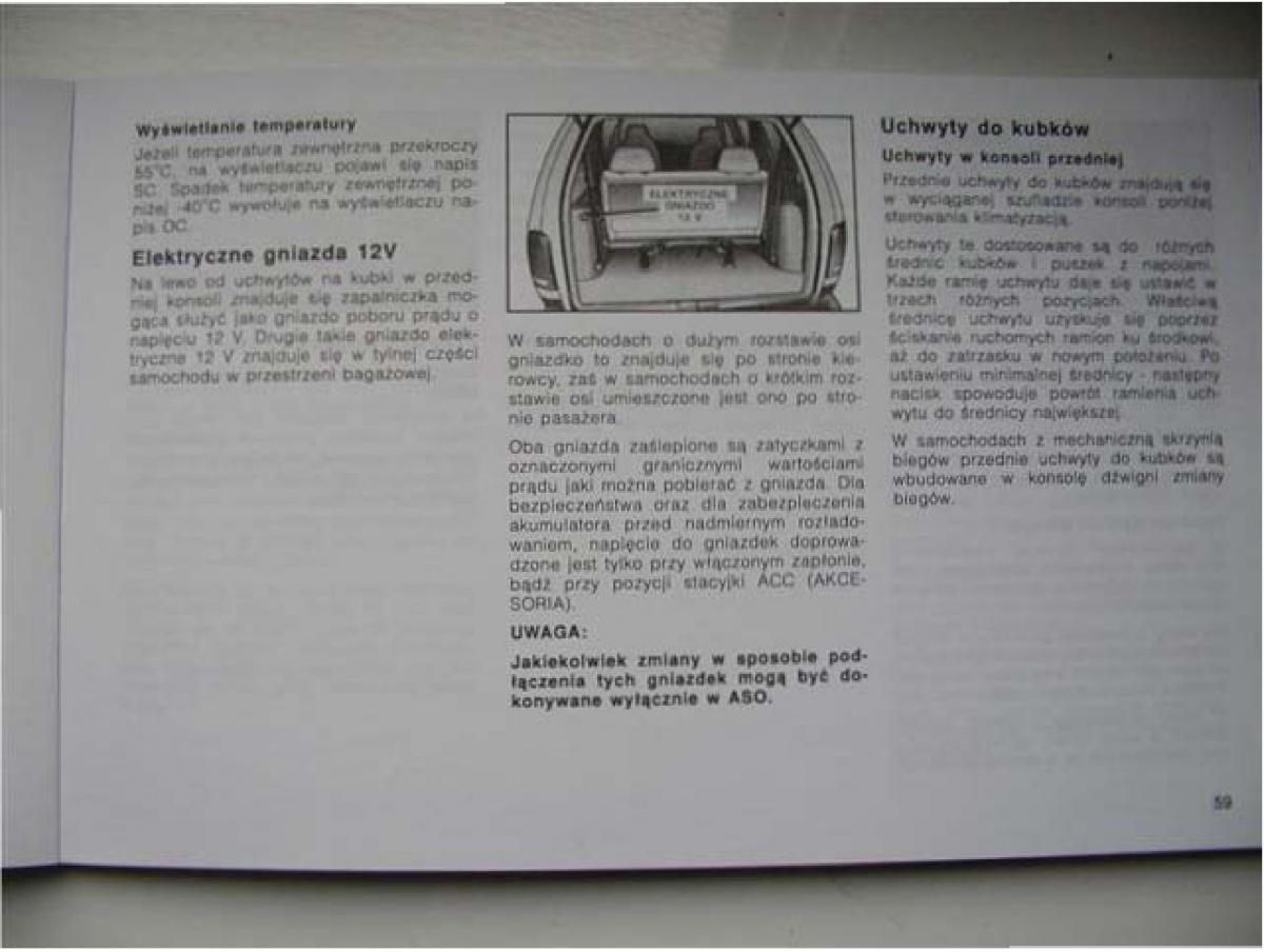 Chrysler Voyager Caravan III 3 instrukcja obslugi / page 60