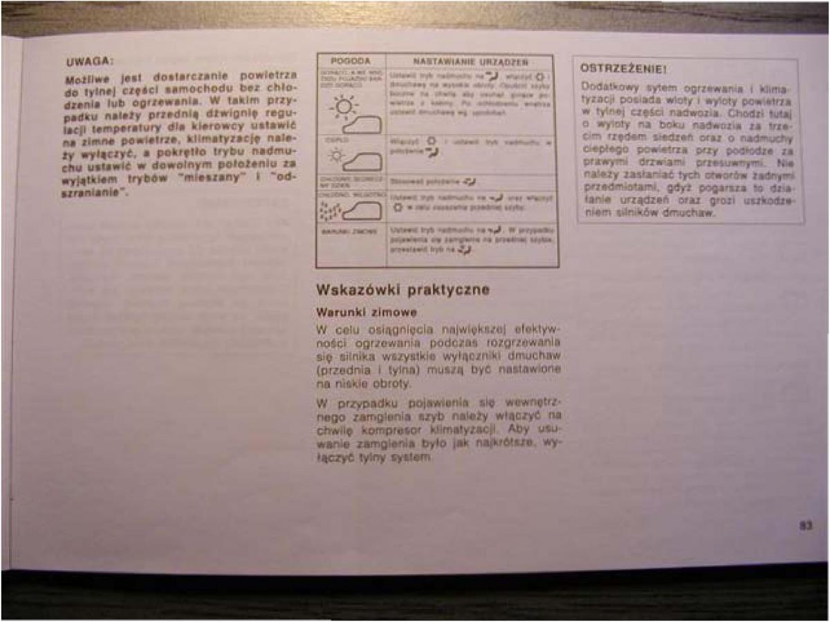 Chrysler Voyager Caravan III 3 instrukcja obslugi / page 83