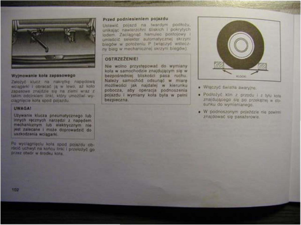 Chrysler Voyager Caravan III 3 instrukcja obslugi / page 99