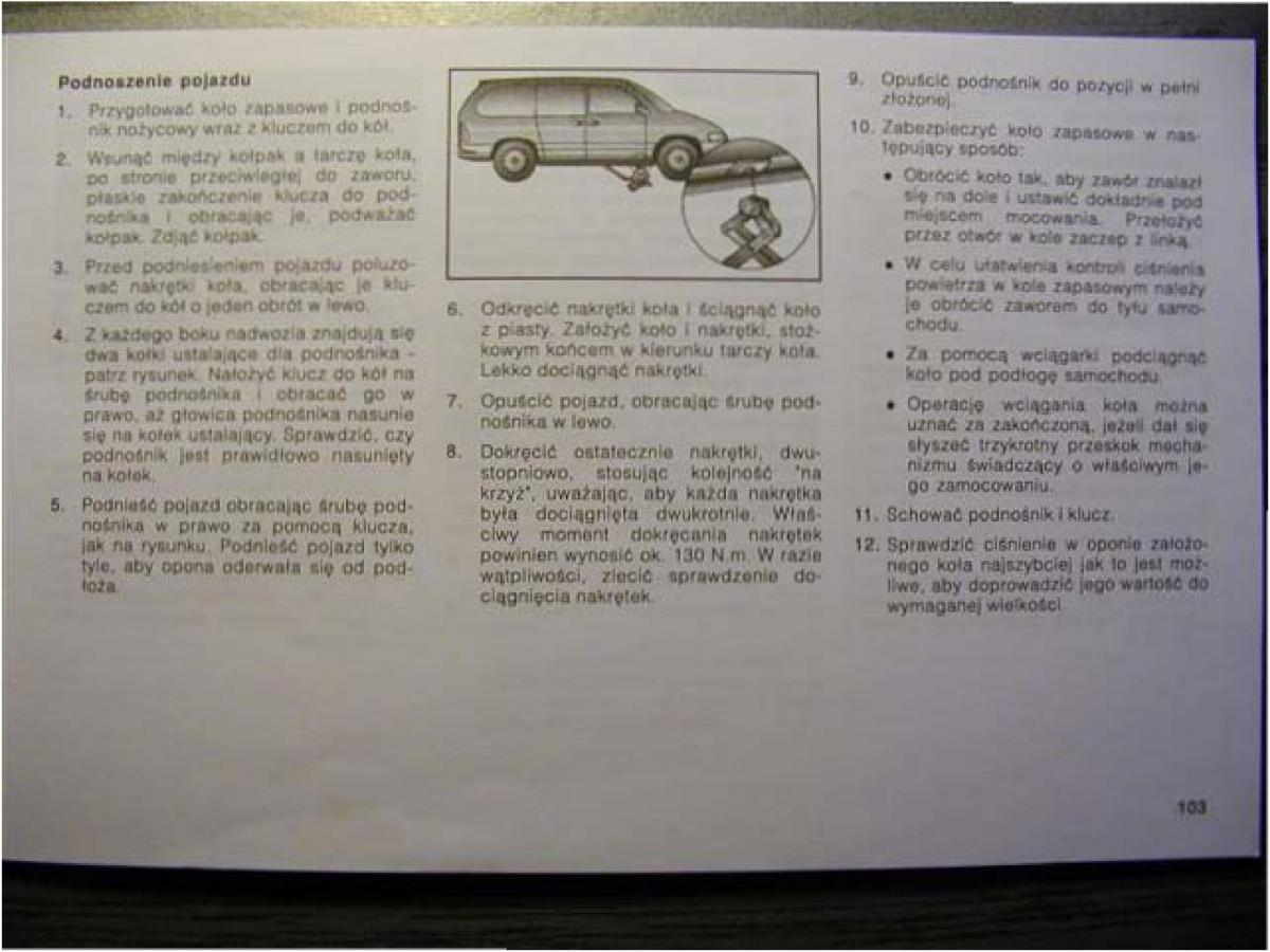 Chrysler Voyager Caravan III 3 instrukcja obslugi / page 100