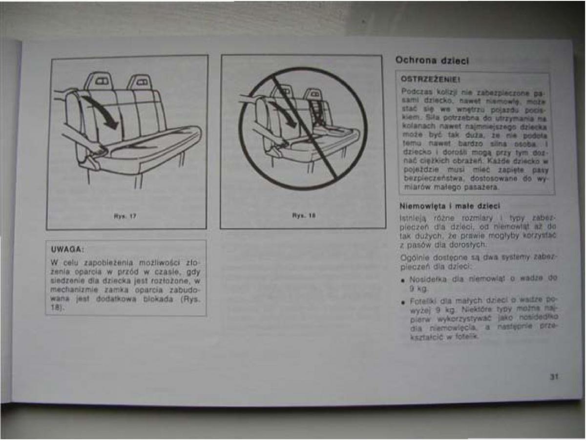 Chrysler Voyager Caravan III 3 instrukcja obslugi / page 33