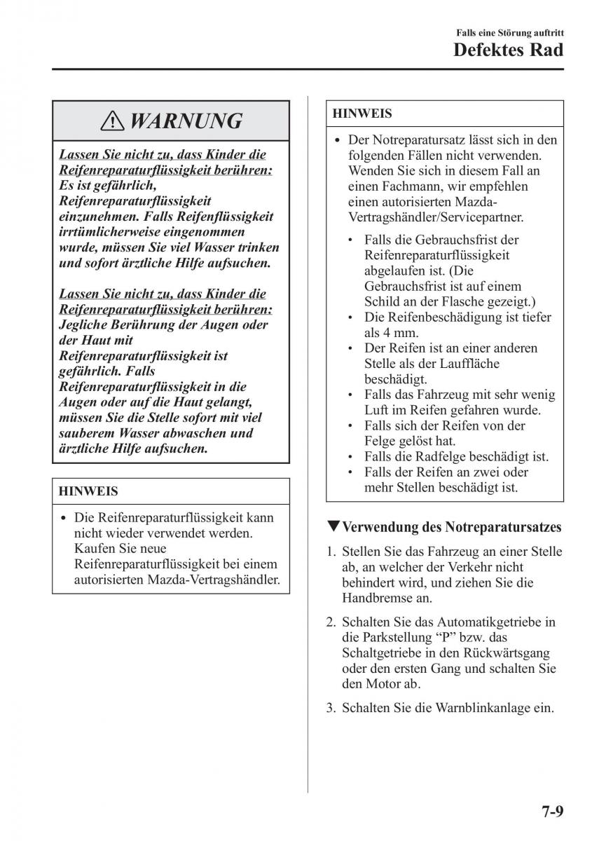 manual Mazda CX 5 Mazda CX 5 Handbuch / page 549