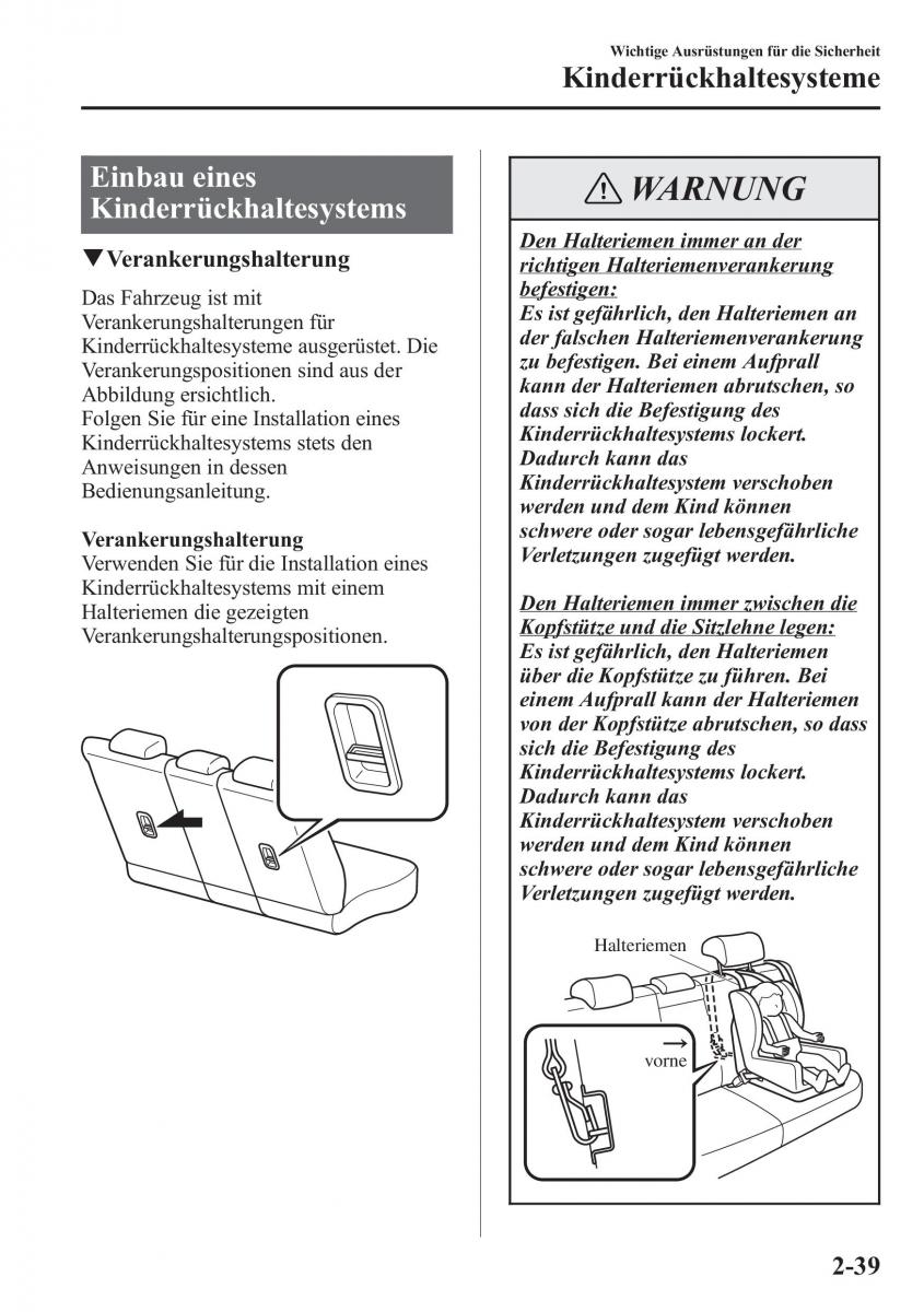 manual Mazda CX 5 Mazda CX 5 Handbuch / page 55