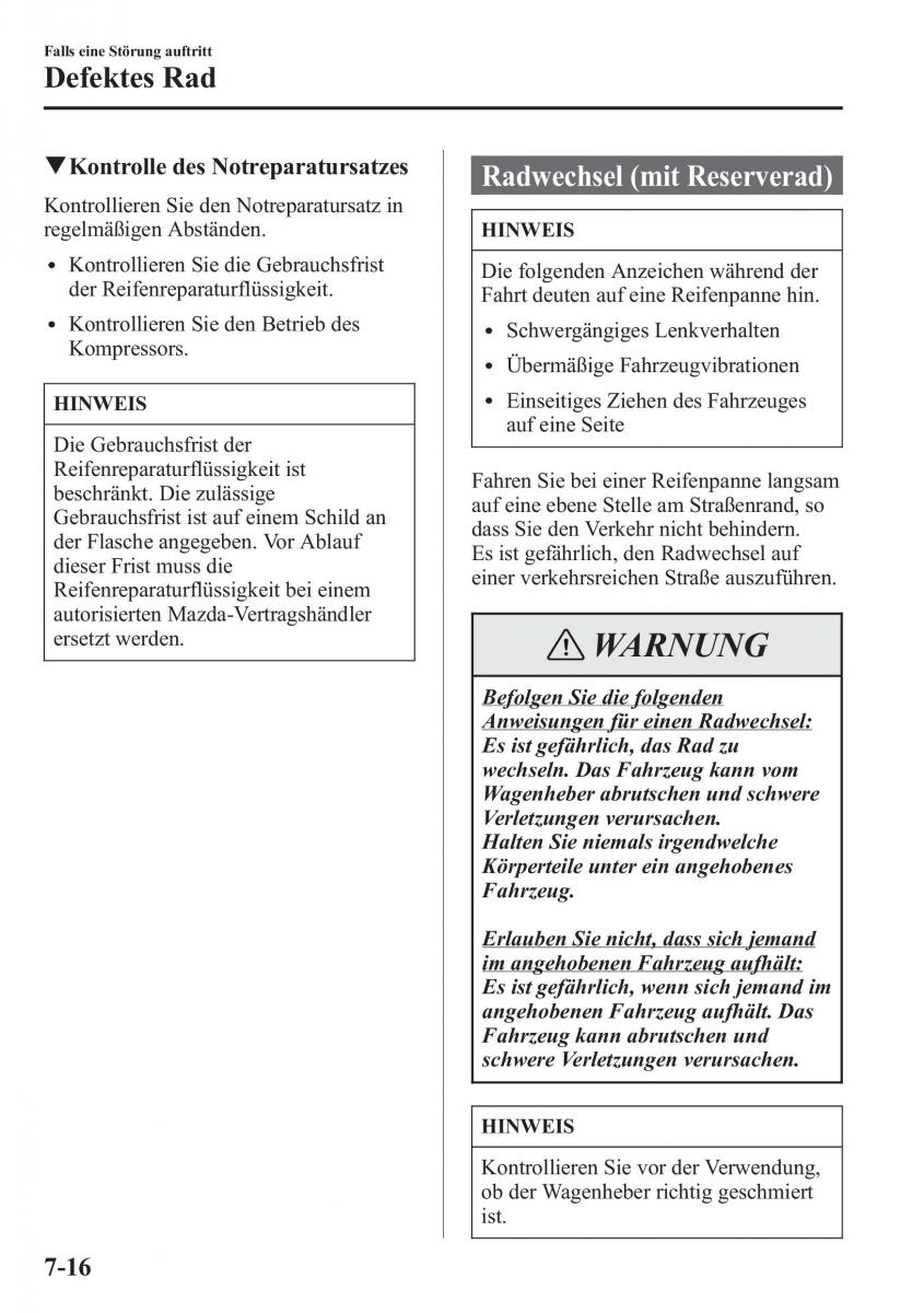 manual Mazda CX 5 Mazda CX 5 Handbuch / page 556