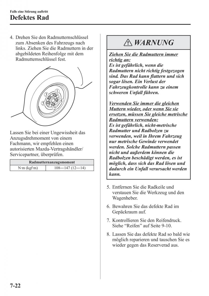 manual Mazda CX 5 Mazda CX 5 Handbuch / page 562