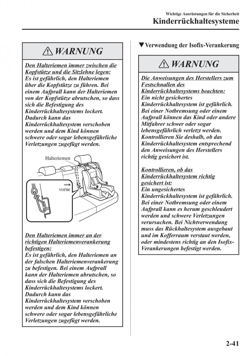 manual Mazda CX 5 Mazda CX 5 Handbuch / page 57