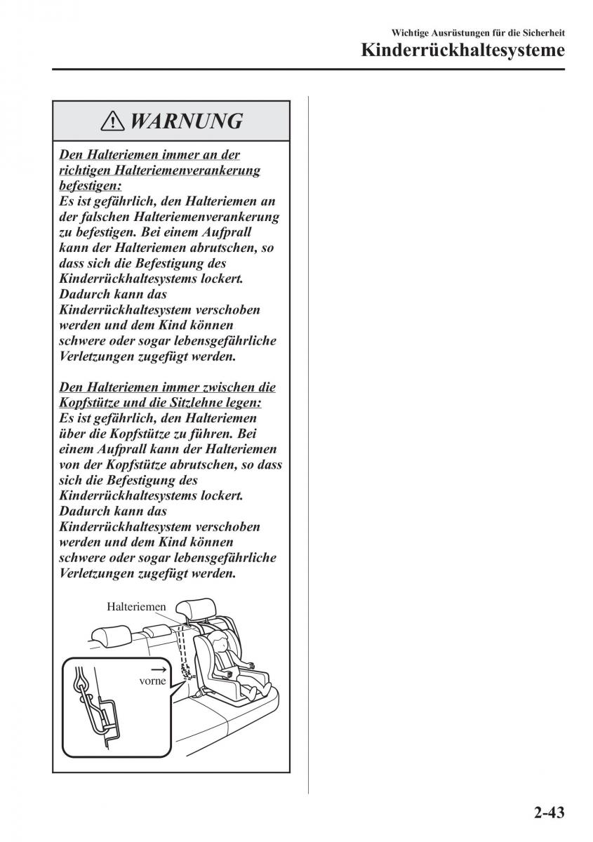 manual Mazda CX 5 Mazda CX 5 Handbuch / page 59