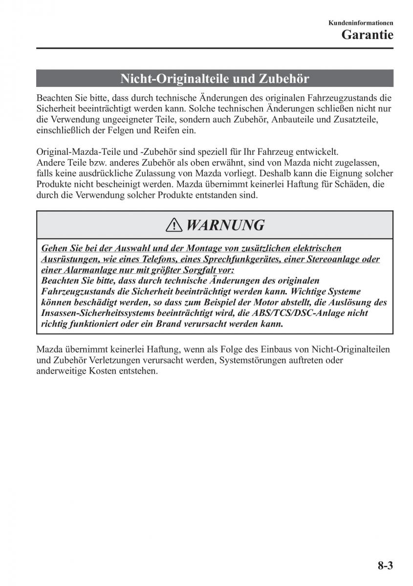 manual Mazda CX 5 Mazda CX 5 Handbuch / page 599