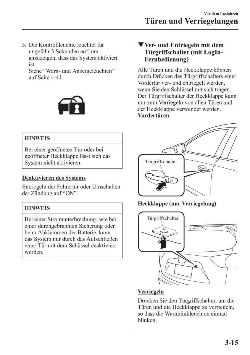 manual Mazda CX 5 Mazda CX 5 Handbuch / page 91