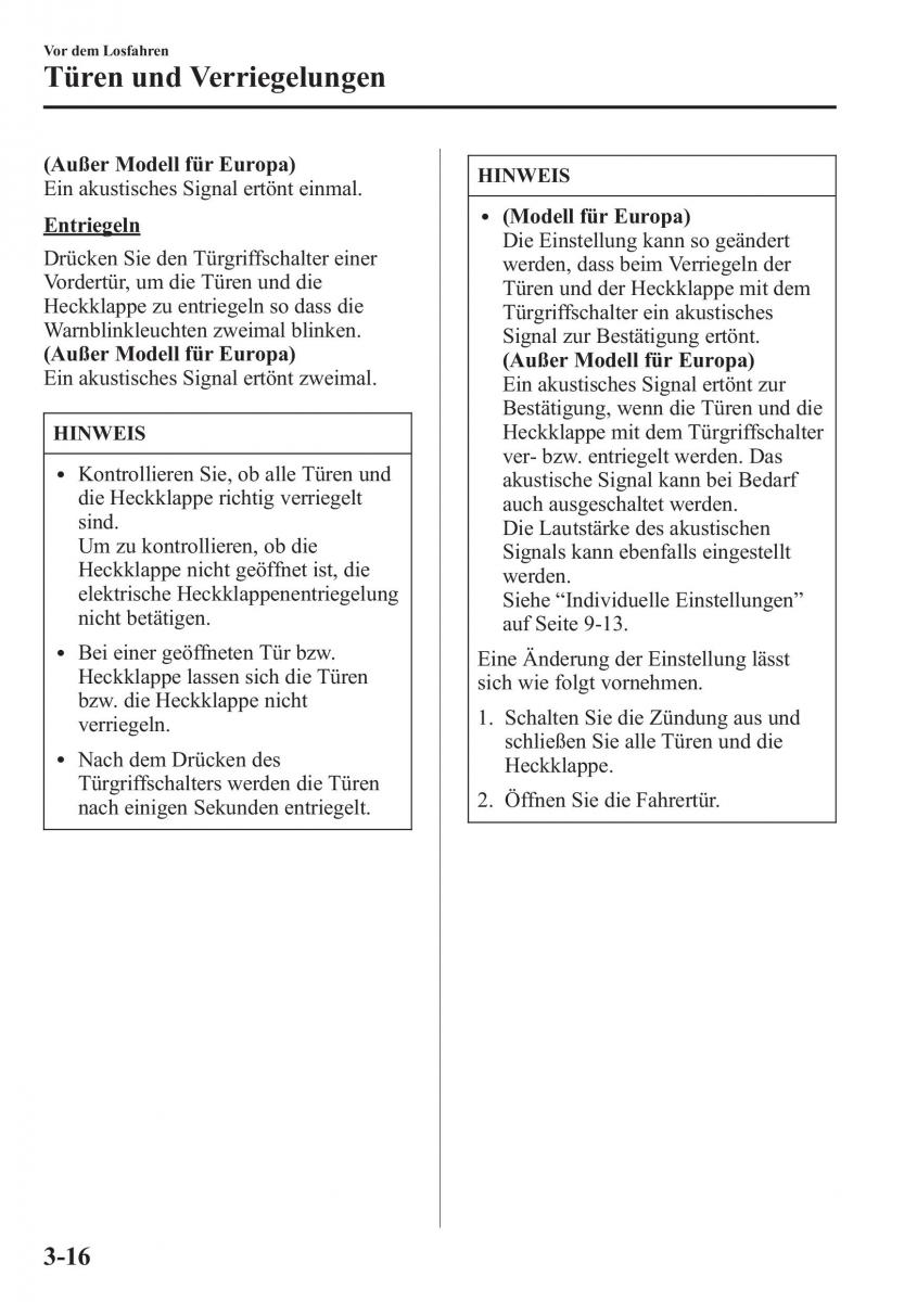 manual Mazda CX 5 Mazda CX 5 Handbuch / page 92