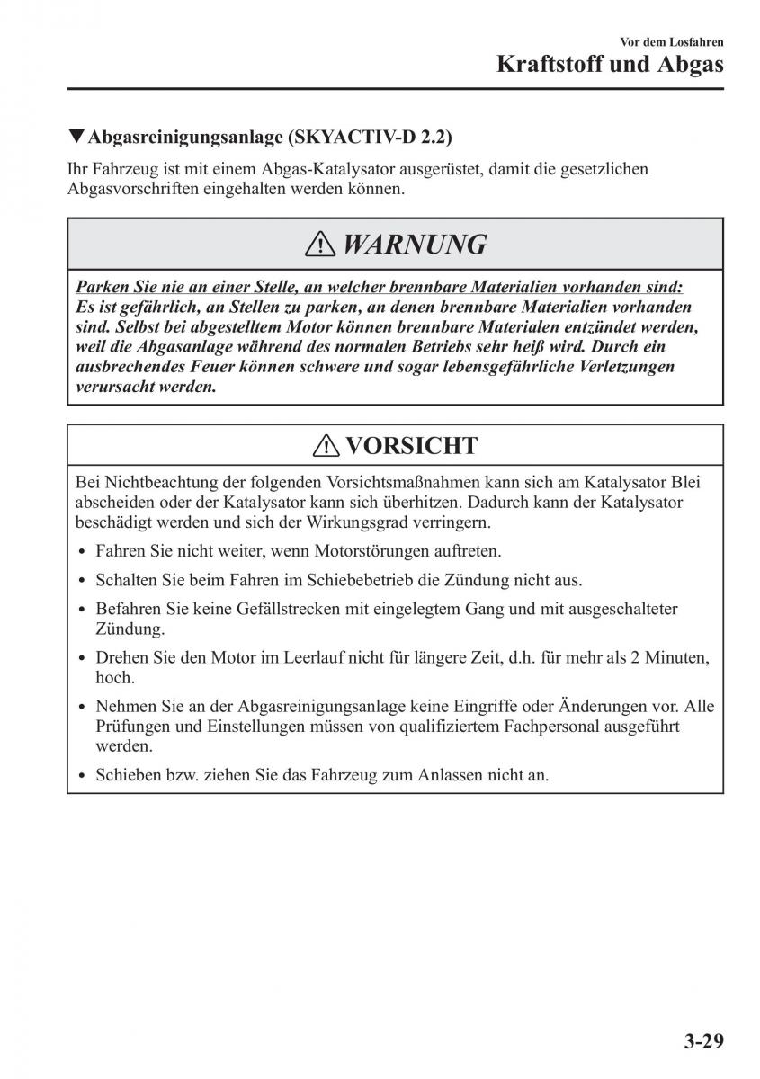 manual Mazda CX 5 Mazda CX 5 Handbuch / page 105