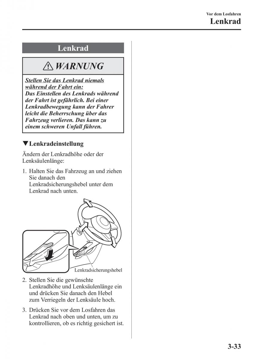 manual Mazda CX 5 Mazda CX 5 Handbuch / page 109