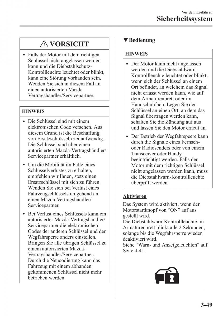 manual Mazda CX 5 Mazda CX 5 Handbuch / page 125