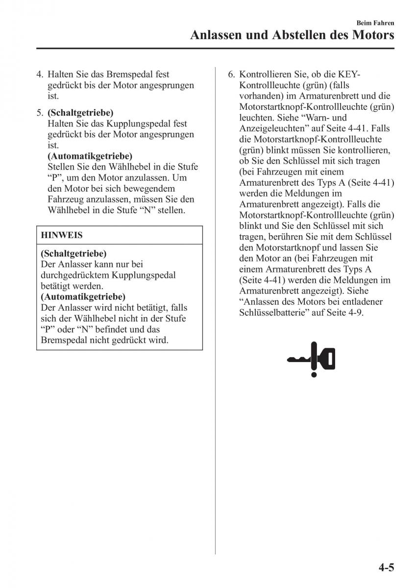 manual Mazda CX 5 Mazda CX 5 Handbuch / page 155