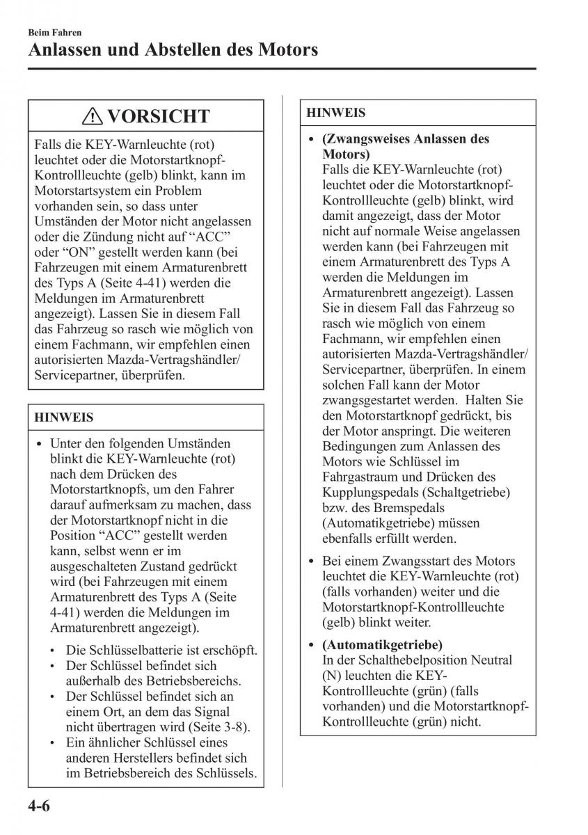 manual Mazda CX 5 Mazda CX 5 Handbuch / page 156