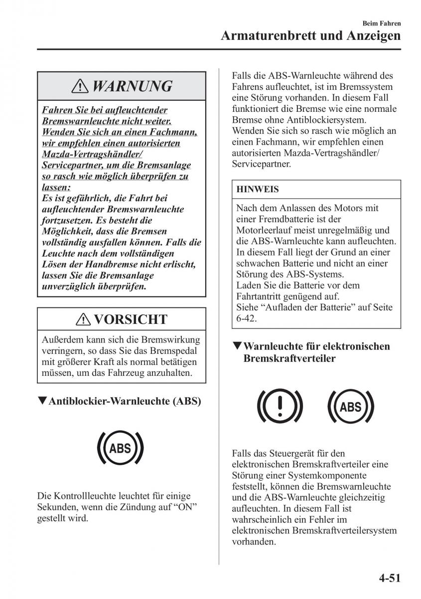 manual Mazda CX 5 Mazda CX 5 Handbuch / page 201