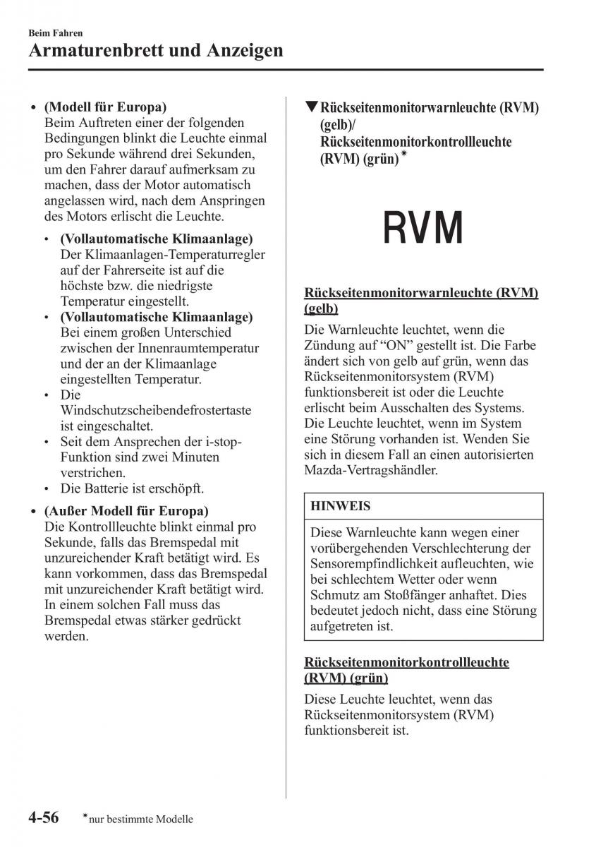 manual Mazda CX 5 Mazda CX 5 Handbuch / page 206