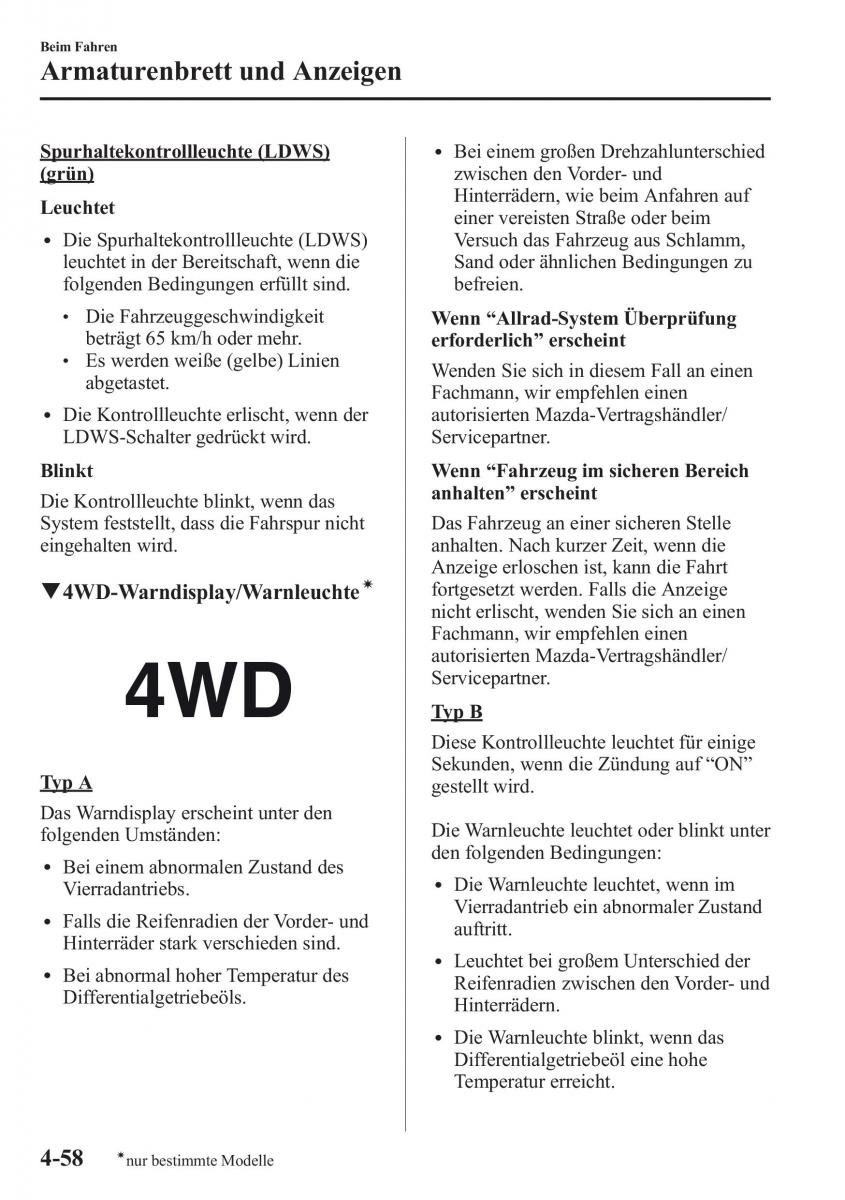 manual Mazda CX 5 Mazda CX 5 Handbuch / page 208