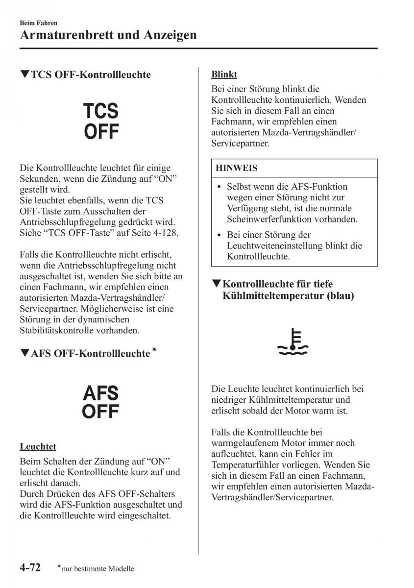 manual Mazda CX 5 Mazda CX 5 Handbuch / page 222